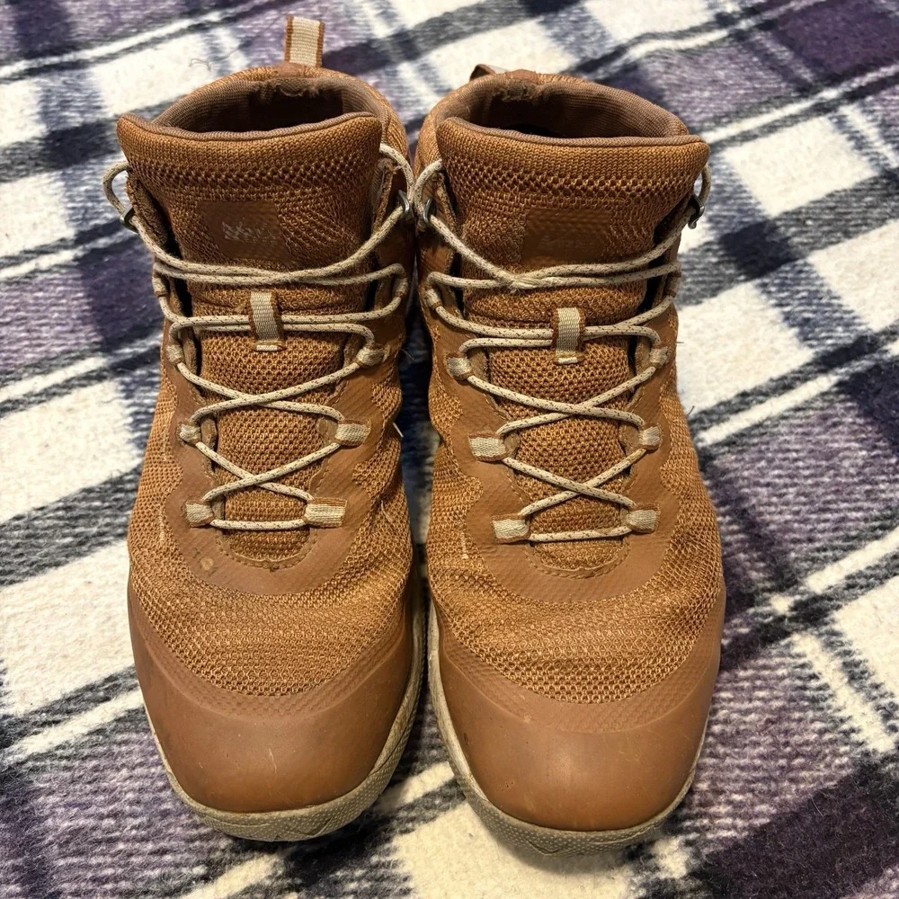 REI Co-op Flash Hiking Boots Men's Size 10 Brown Hydrowall Waterproofing - Picture 3 of 10